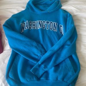 Blue Washington DC Hoodie In Blue
